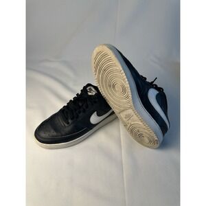 Nike Women's Court Vision‎ Low Black White Sneakers Size 9.5 CD5434-001